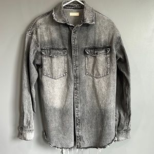 All-Saints Stylized Worn Flannel